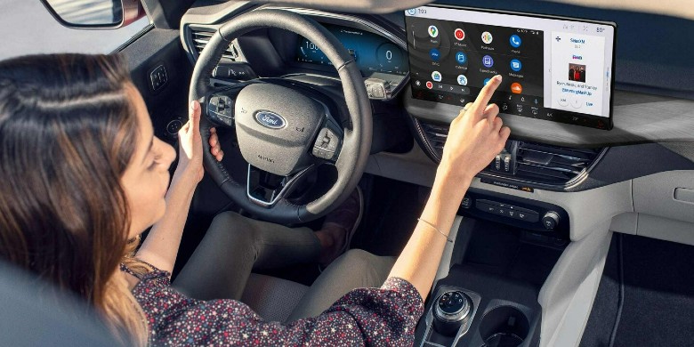 Spacious interior of the Ford Escape PHEV