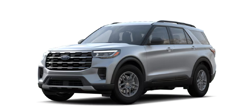 Front exterior view of the 2025 Ford explorer for sale in Union, MO