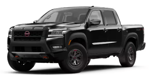 Front exterior view in of the 2025 Nissan Frontier Crew Cab PRO-X