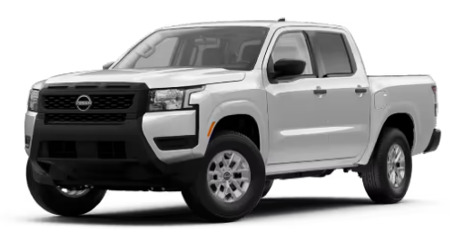 Front exterior view in of the 2025 Nissan Frontier King Crew Cab S