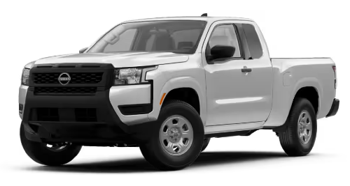Front exterior view in of the 2025 Nissan Frontier King Cab S