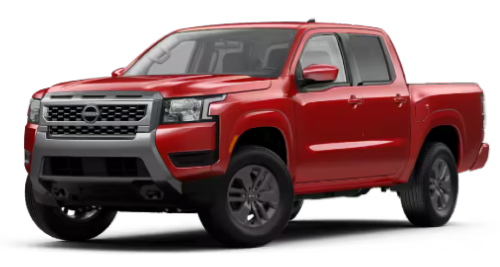 Front exterior view in of the 2025 Nissan Frontier Crew Cab SV