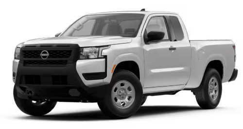 Front exterior view in of the 2025 Nissan Frontier King Cab S