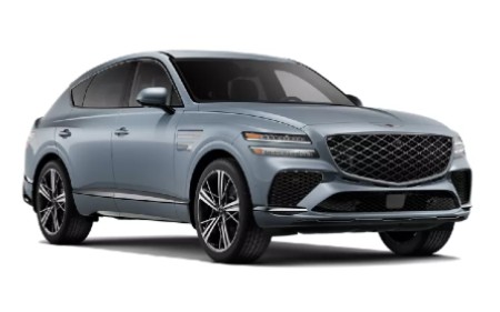 Front exterior view of the 2025 Genesis GV80 Coupe 3.5T E-SC MHEV AWD for sale near Milwaukee, WI