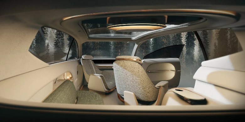 Interior seating in the 2025 Hyundai IONIQ 7 Concept