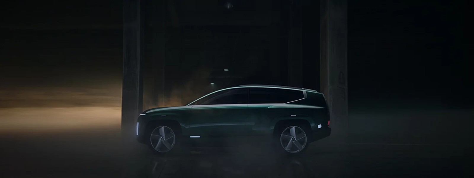 Side exterior view of the 2025 Hyundai IONIQ 7 Concept