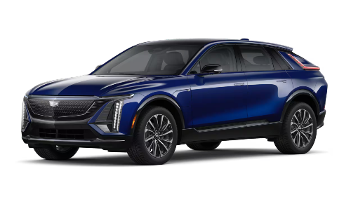 Exterior side view of the 2025 Cadillac LYRIQ Sport 1 for sale in Racine, WI