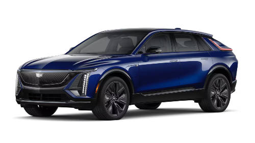 Exterior side view of the 2025 Cadillac LYRIQ Sport 3 for sale in Racine, WI