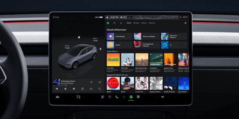 Tesla Model Y interior