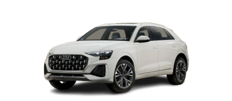 Side exterior view of the 2025 Audi Q8 e-tron for sale in Racine, WI