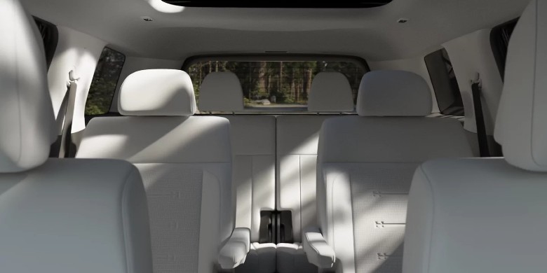 Spacious backseat in the 2025 Hyundai Santa Fe, for sale in Waukesha, WI