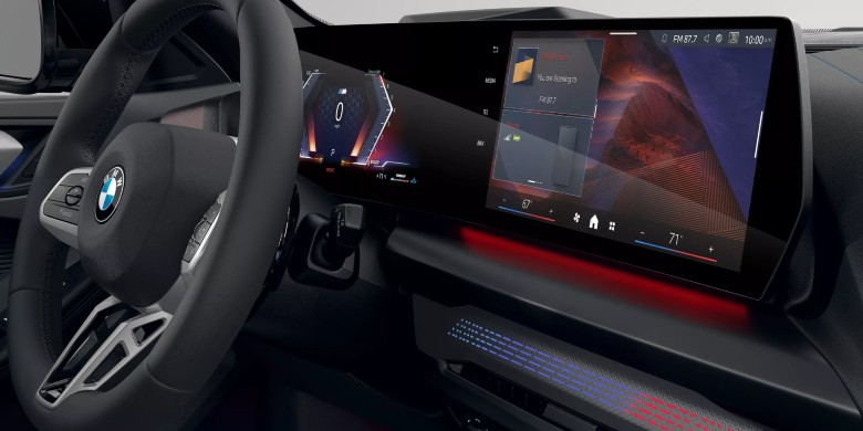 Interior front dash view in the 2026 BMW 228i