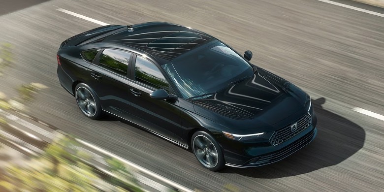 Front exterior view of the 2026 Honda Accord Hybrid