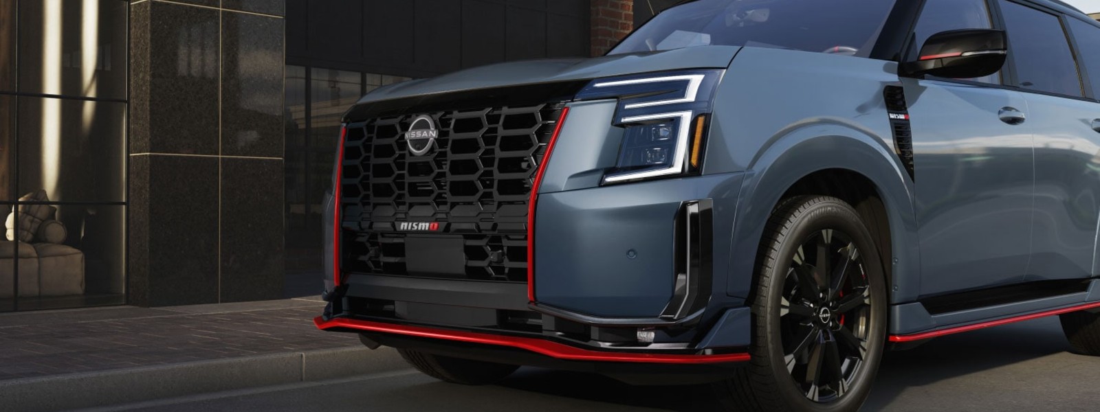 front exterior view of the 2026 Nissan Armada Nismo for sale near Milwaukee, WI