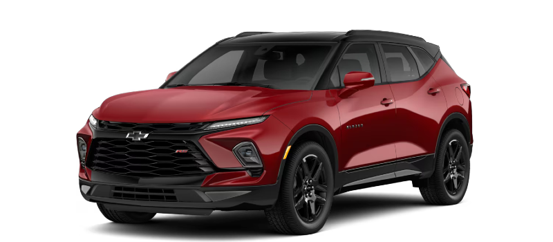 Front exterior view of the 2026 Chevy Blazer in Elburn, IL
