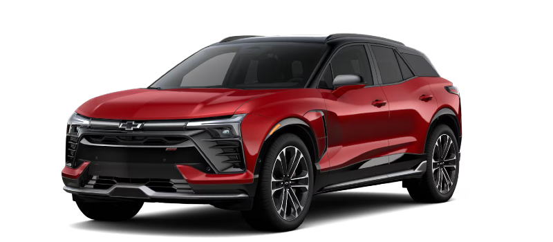 Front exterior view of the 2026 Chevy Blazer EV for sale in Troy, MO