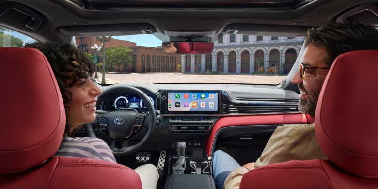 Interior front dash view in the 2026 Toyota Camry