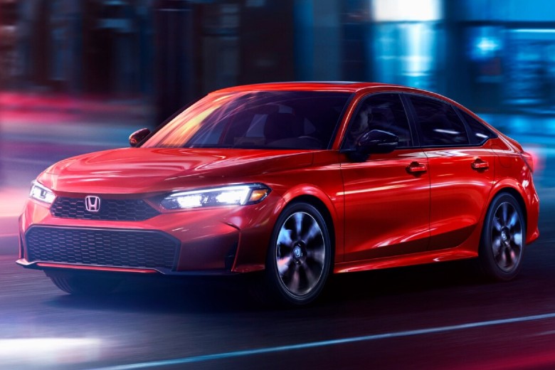 Front exterior view of the 2026 Honda Civic