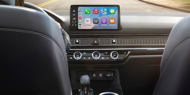2026 Honda Civic Hatchback technology interior near Owatonna MN