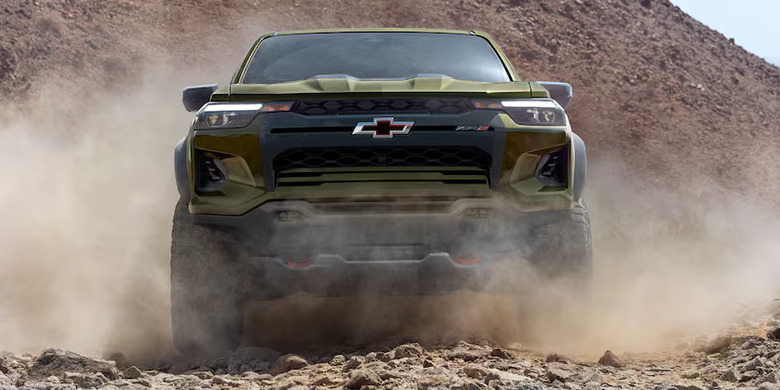 Front view of the 2026 Chevy Colorado ZR2 at Gates Chevrolet South Bend
