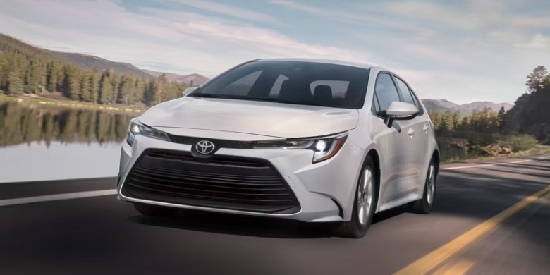 Front exterior view of the 2026 Toyota Corolla