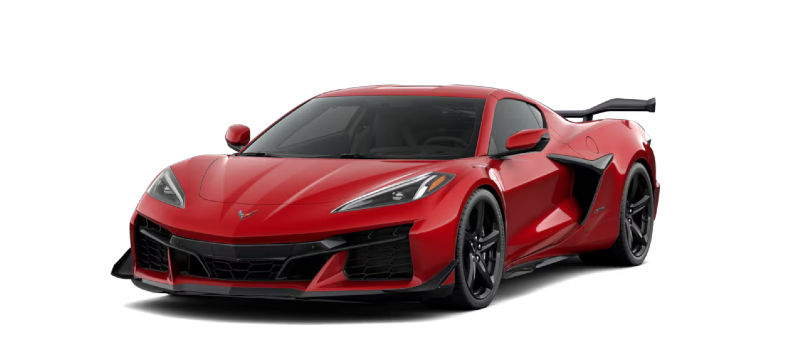 Front exterior view of the 2026 Chevy Corvette Z06 in Elburn, IL