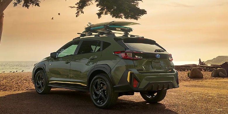 Interior front dash view in the 2026 Subaru Crosstrek