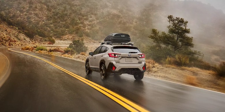 Interior front dash view in the 2026 Subaru Crosstrek Hybrid