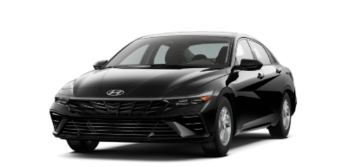 Front exterior view of a 2026 Hyundai Elantra SE