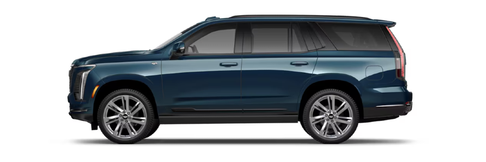 Side profile view of the 2026 Cadillac Escalade
