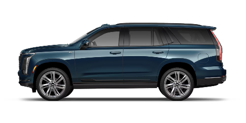 exterior side view of the 2026 Cadillac Escalade Sport Platinum