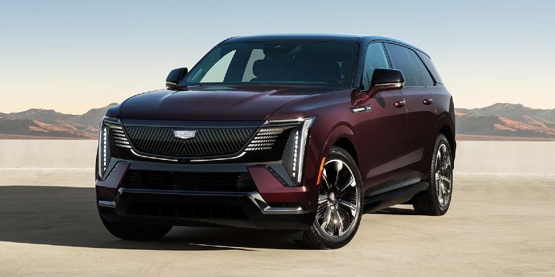 Front exterior view of the 2026 Cadillac Escalade IQ
