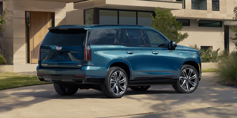 Rear exterior view of a 2026 Cadillac Escalade-V in Phoenix, AZ