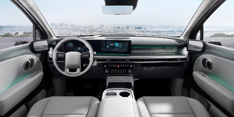 Interior tech view of the 2026 Hyundai ioniq9 for sale in Waukesha, WI