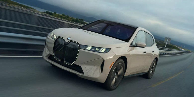 Front exterior view of the 2026 BMW iX