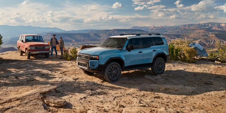 Front exterior view of the 2026 Toyota Land Cruiser