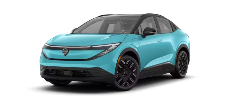 Front exterior view of a 2026 Nissan LEAF® for sale in Streetsboro, OH