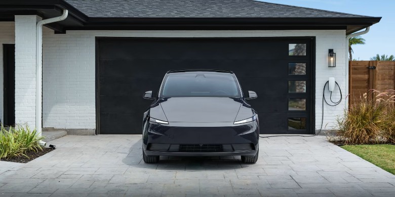 Front exterior view of the 2026 Tesla Model Y
