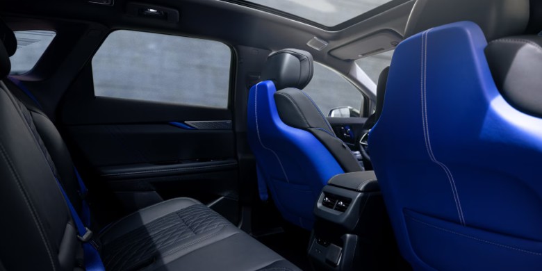Interior seating view of the 2026 Cadillac OPTIQ-V for sale in Waukesha, WI