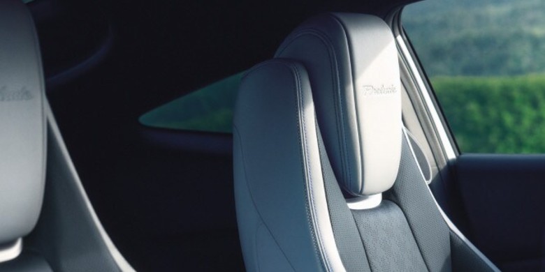2026 Honda Prelude embossed Prelude headrest logo