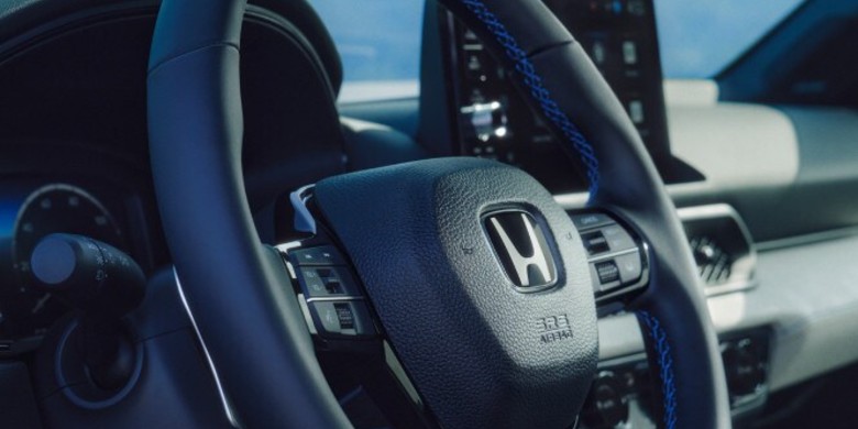 2026 Honda Prelude steering wheel with Honda Sensing controls near Owatonna MN