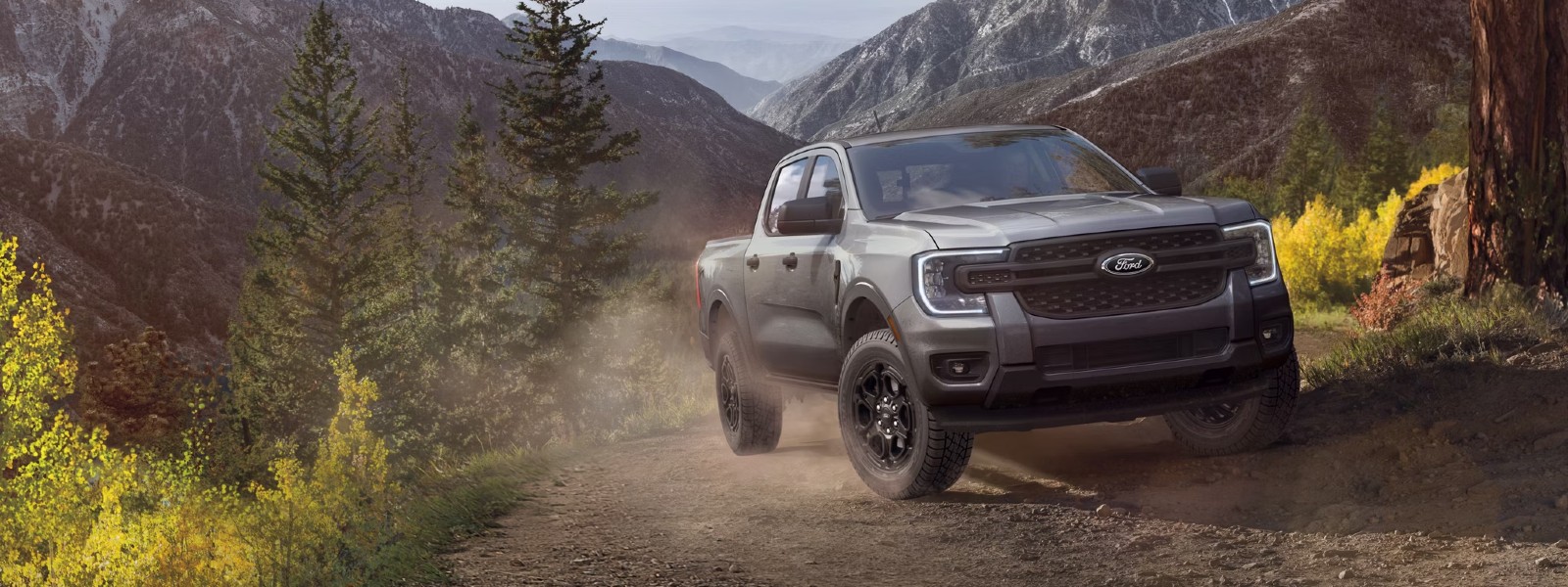 Front view of the 2025 Ford ranger