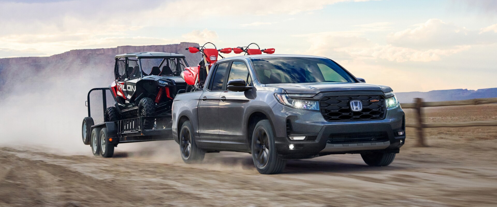 2026 Honda Ridgeline driving off-road