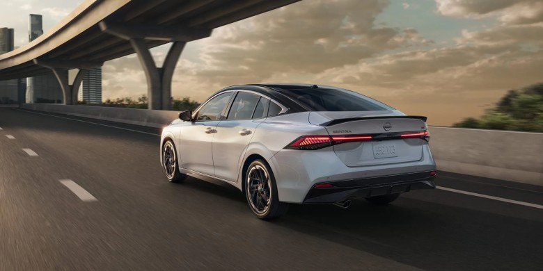 Interior front dash view in the 2026 Nissan Sentra