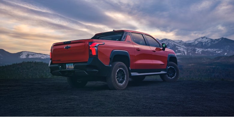 Interior front dash view in the 2026 Chevrolet Silverado EV