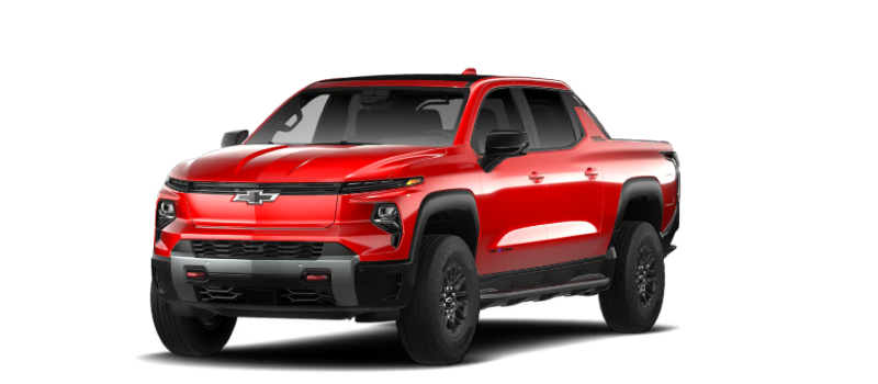 Front exterior view of the 2026 Chevy silverado EV for sale in Troy, MO