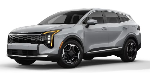 Front exterior view of a 2026 Kia Sportage EX