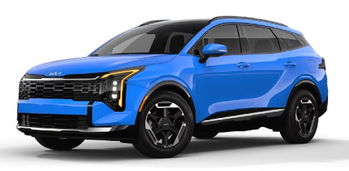 Front exterior view of a 2026 Kia Sportage SX 