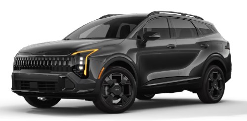 Front exterior view of a 2026 Kia Sportage xline
