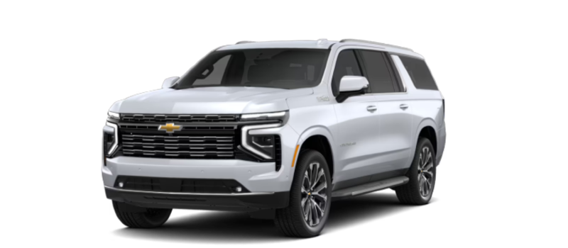 Front exterior view of the 2026 Chevy suburban for sale in Troy, MO